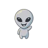 cartoon alien waving hello